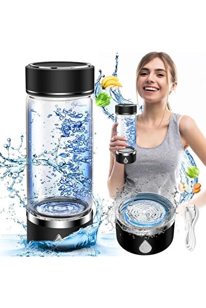 Generic Hydrogen Water Bottle, Portable Hydrogen Water Bottle Generator, Ion Water Bottle Improve Water Qual