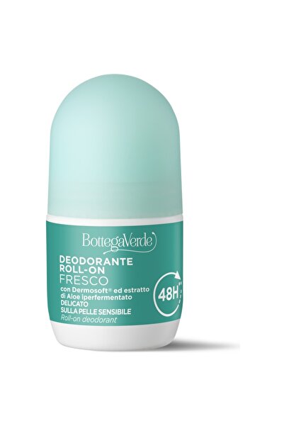 Bottega Verde Deodorant roll-on with hyperfermented aloe vera extract, 50 ML