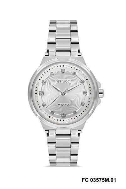 Ferrucci Fc03575M.1 Silver Color 34 mm Women's Wristwatch