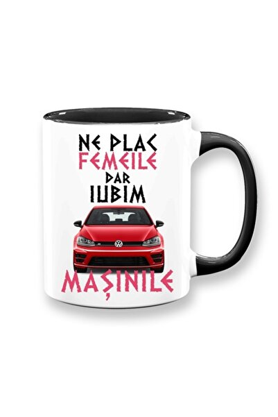 OEM Cană personalizată pentru pasionații de mașini cu mesajul: „Ne plac femei...