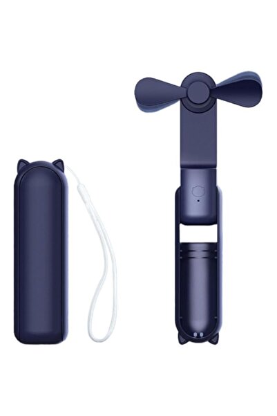 Generic مروحة صغيرة محمولة من JZS، مروحة جيب صغيرة قابلة لإعادة الشحن عبر USB، مروحة شخصية قابلة للطي مع بطارية