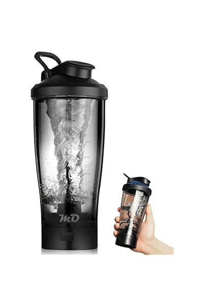 Generic زجاجة رج البروتين الكهربائية الفاخرة من MOlecule مصنوعة من مادة تريتان - رجّاج خالٍ من مادة BPA، مع منفذ USB-C قابل لإعادة الشحن