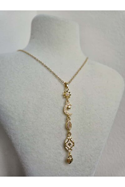 Haze Non-Tarnish Steel Sky Y Necklace