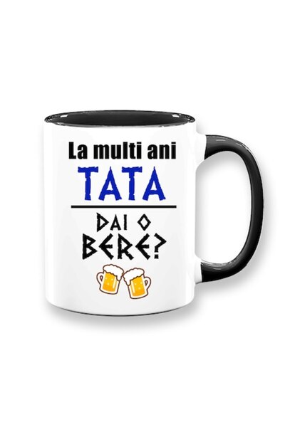 OEM Cană personalizată cu mesajul „La mulți ani, tată, bea o bere”, Betaprint...