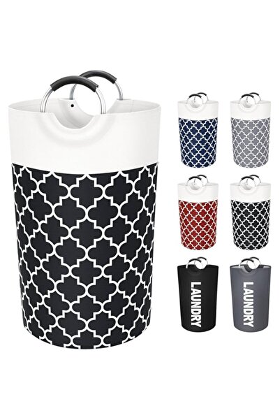 Generic Idrese Large Laundry Basket Laundry Hamper Bag Washing Bin Clothes Bag Collapsible Tall With Handles
