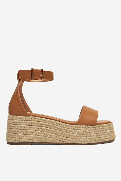 DeeZee Γυναικεία Σανδάλια Πλατφόρμας Χαμηλά Καφέ με Πλατφόρμα, Πλατφόρμα 40