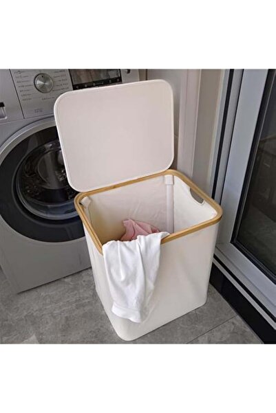 Generic 【TTQK】Foldable Dirty Laundry Storage Basket - Laundry basket with lid - Large laundry basket wit
