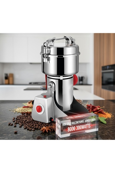 Denx 3000W Power High Speed Multifunctional Grinder, Spices Grinder Capacity 800g, Coffee Grinder