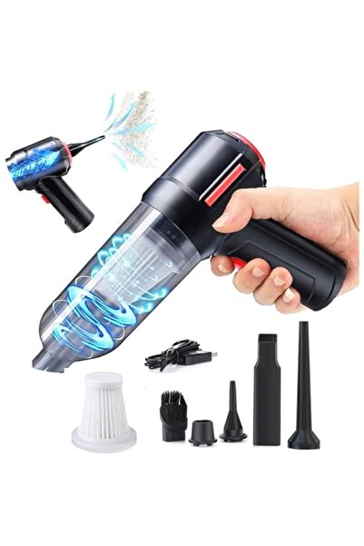 Generic نوسكين (مُحسّن) منظف هواء مضغوط ومكنسة كهربائية صغيرة لتنظيف لوحة المفاتيح 3 في 1، الجيل الجديد معلب