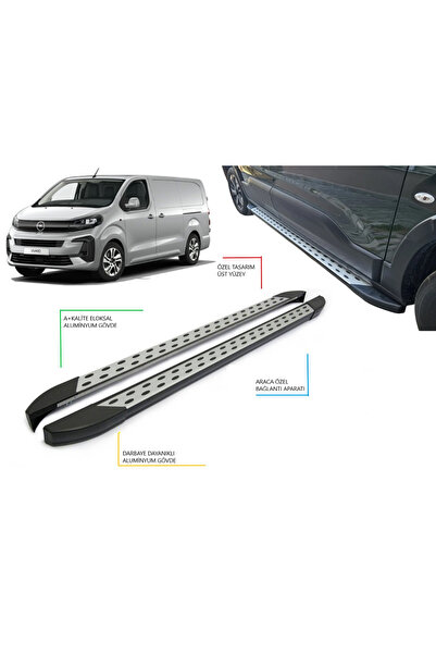 TUNAX OTO VİVARO CARGO PANEL VAN UZUN ŞASE NOKTALI YAN BASAMAK 2020 2021 2022...