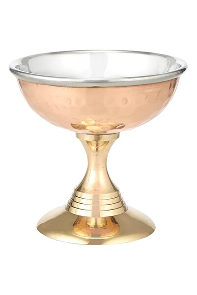 Generic Kedge Ice Cream Cup With Pure Copper Hammered Finish