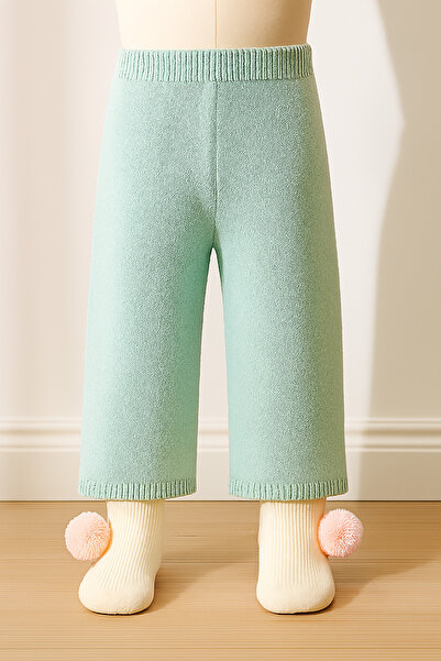 Eray Kids Girl's Knitted Winter Bottoms