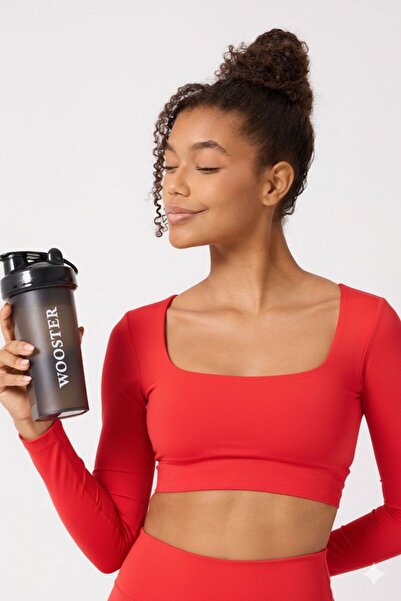 Wooster Parmak Detaylı Uzun Kollu Crop