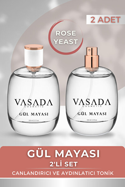 Vasada 2 Adet Gül Mayası Aydınlatıcı Ve Gözenek Sıkılaştırıcı Yaşlanma Karşıt...