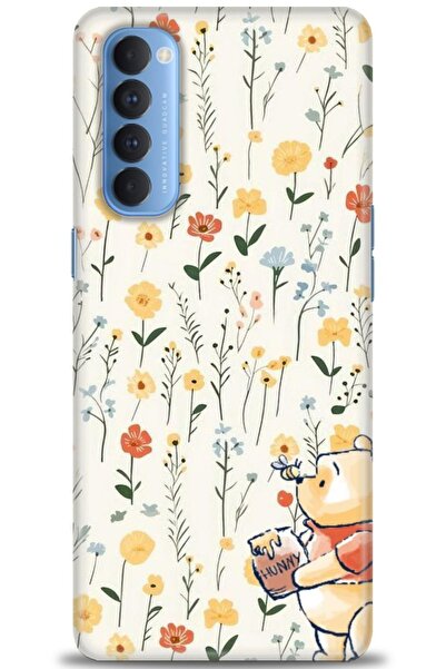 kılıfevreni Oppo Reno 4 Pro Uyumlu Kılıf HD Baskılı Kapak - Tasarım Silikon K...