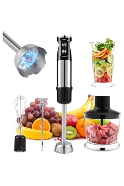 Generic Xoopla Immersion Blender Handheld 600W 5-in-1 Hand Blender Electric 3...