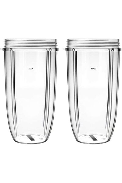 Generic أكواب بديلة زنبركية X لـ Nutribullet، قطعتان من أكواب العصير لـ Nutri...
