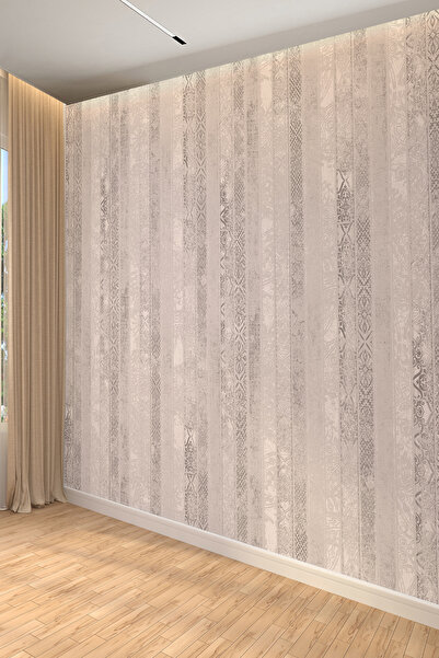 dreamwall Eskitme Osmanlı Motifli Kabartma Efektli Tekstil Duvar Kağıdı