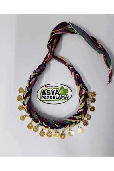 ASYA PAZARLAMA Black Sea Colored Bol Liralı Keşan, Scarf, Shawl, Scarflet, Ha...