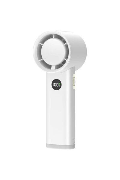 Generic مروحة HUPUZON صغيرة محمولة، مروحة كهربائية توربو صغيرة محمولة باليد، بطارية قابلة لإعادة الشحن عبر USB 3600 مللي أمبير في الساعة