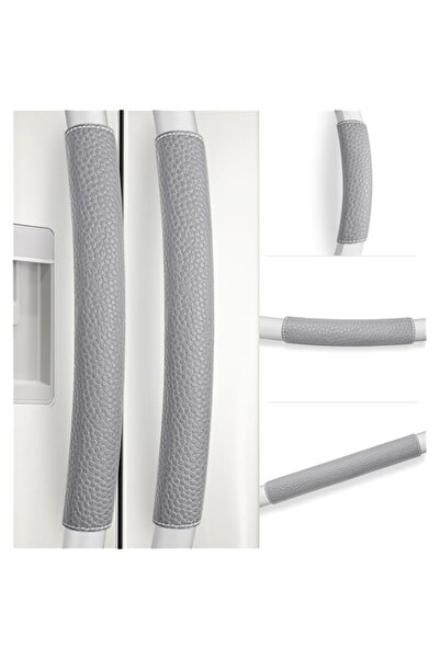 Generic أغطية مقابض أبواب ثلاجة ريكزور، مجموعة من 5 أغطية قابلة للتعديل لمقابض الأجهزة، حافظ على أدواتك آمنة