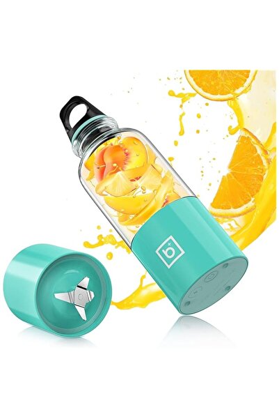 Generic خلاط SYOSI المحمول بمقبض، 17.6 أونصة قابل لإعادة الشحن بمنفذ USB عالي...