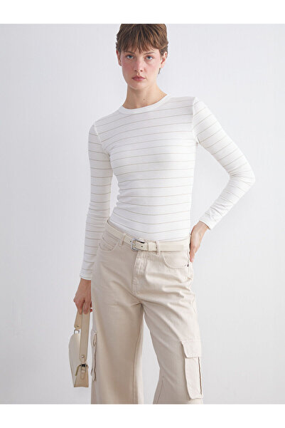 LC Waikiki New Season Crew Neck Striped Women's T-Shirt