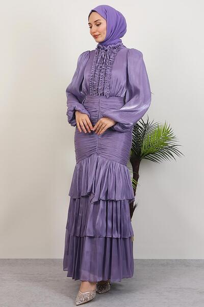 giz astore Şaheste Yoryo Abiye Lila