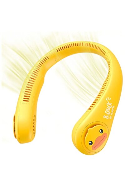 Generic مروحة الرقبة المحمولة من JISULIFE، مروحة بدون شفرات تعمل بدون استخدام اليدين، بطارية 4000 مللي أمبير/ساعة قابلة للارتداء