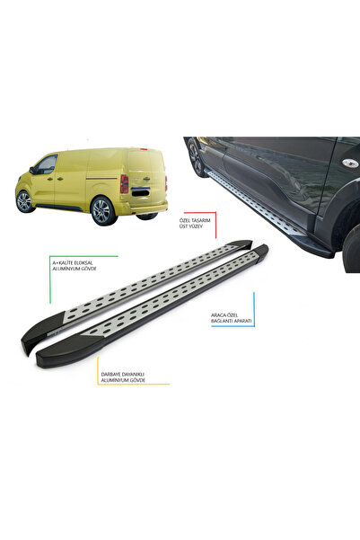 TUNAX OTO VİVARO CARGO PANEL VAN KISA ŞASE NOKTALI YAN BASAMAK 2020 2021 2022...