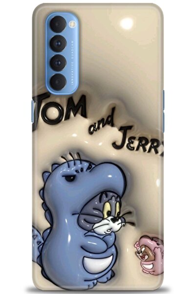 OPPO Reno 4 Pro Kılıf HD Baskılı Kılıf + 9H NANO TAM KAPLAYAN EKRAN KORUYUCU 117