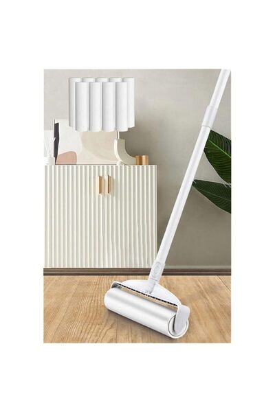 Generic بكرة إزالة الوبر ذات السطح الكبير من GoldenLike مع مقبض طويل قابل للتمديد وغطاء مقاوم للغبار، مزيل شعر الحيوانات الأليفة