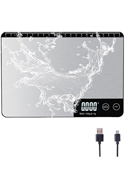 Generic ميزان مطبخ أزوني سعة 33 رطلاً مع خاصية قياس الطول، ميزان مطبخ رقمي لقياس وزن الطعام بالأونصات والجرامات