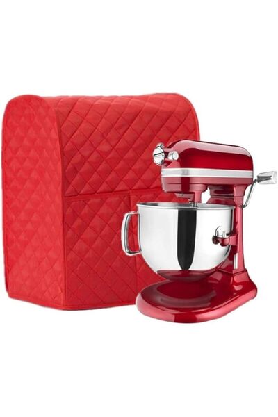 Generic غطاء الخلاط القائم متوافق مع خلاط كيتشن إيد، يناسب جميع موديلات رأس الإمالة ورفع الوعاء (أحمر، لـ