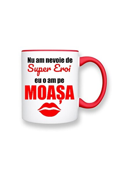 OEM Cană personalizată cu mesajul „Nu am nevoie de supereroi, am moașa mea”, ...