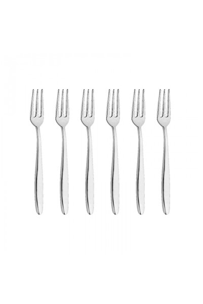 Inoxriv Set 6 furculite pentru prajituri ANNIE, inox L15cm, grosime 3mm, finisaj lucios