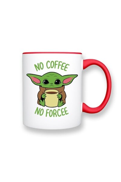 OEM Cană personalizată cu mesajul „fără cafea, fără forță”, Betaprint, albă c...