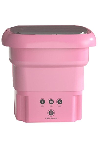 Generic Tazweeq Portable Washing Machine, Mini Small Washer with Drain Basket Pipe Folding Washing Machine I