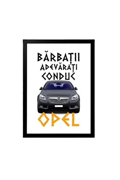 OEM Masă decorativă pentru entuziaști cu mesajul: „Bărbați adevărați conduc O...