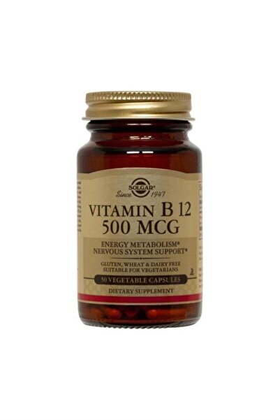 Solgar Vitamin B12 500 Mcg 50 Capsules