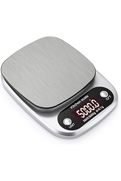 Generic ميزان مطبخ رقمي من روفي، سعة 5 كجم، ميزان طعام للخبز والطهي (5 كجم)