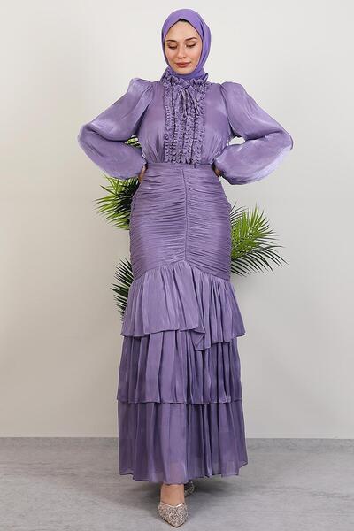 giz astore Şaheste Yoryo Abiye Lila