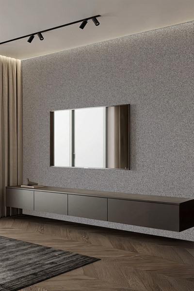 dreamwall Minimal Gri Granit Yüzey Dokulu Tek Parça Tekstil Duvar Kağıdı