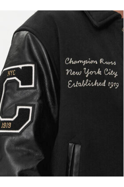 Champion Ανδρικό Bomber Jacket 219993 Μαύρο