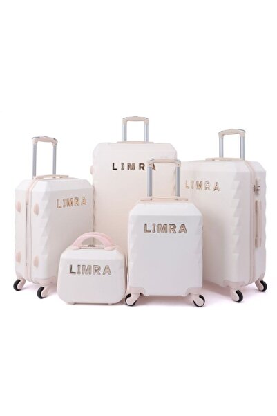 LİMRA طقم شنط سفر مكون من 5 حقائب أمتعة من ليمرا بعجلات و بتصميم صلب وقوي