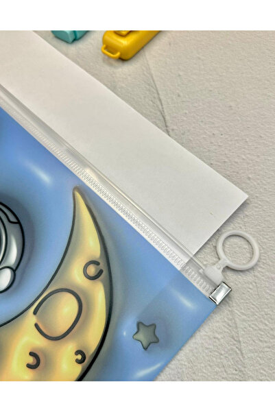 ZeCo Collection Space Exploration Transparent Single Compartment A4 Zipper File Folder / Document File/Organizer Folder/ File