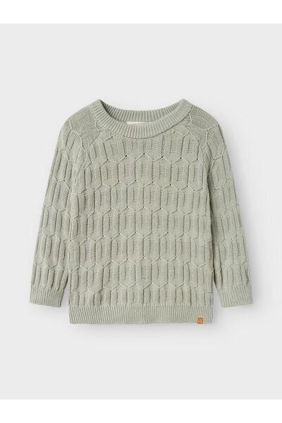 Lil' Atelier Strickpullover Strukturiertes