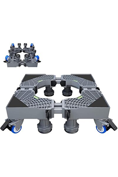 Generic Nessa Universal Mobile Base With 4 Locking Wheels And 8 Strong Feet For Washer Dryer Washing Machine