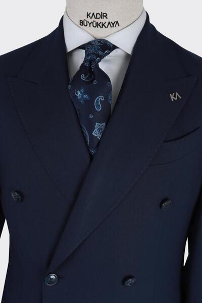 Kadir Büyükkaya Kruvaze Takım Elbise-KAB1245S