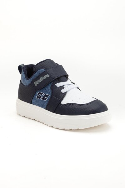 Dilimler Ayakkabı Şirinbebe Şiringenç Boys' Sports Shoes Orthopedic Navy Blue Velcro